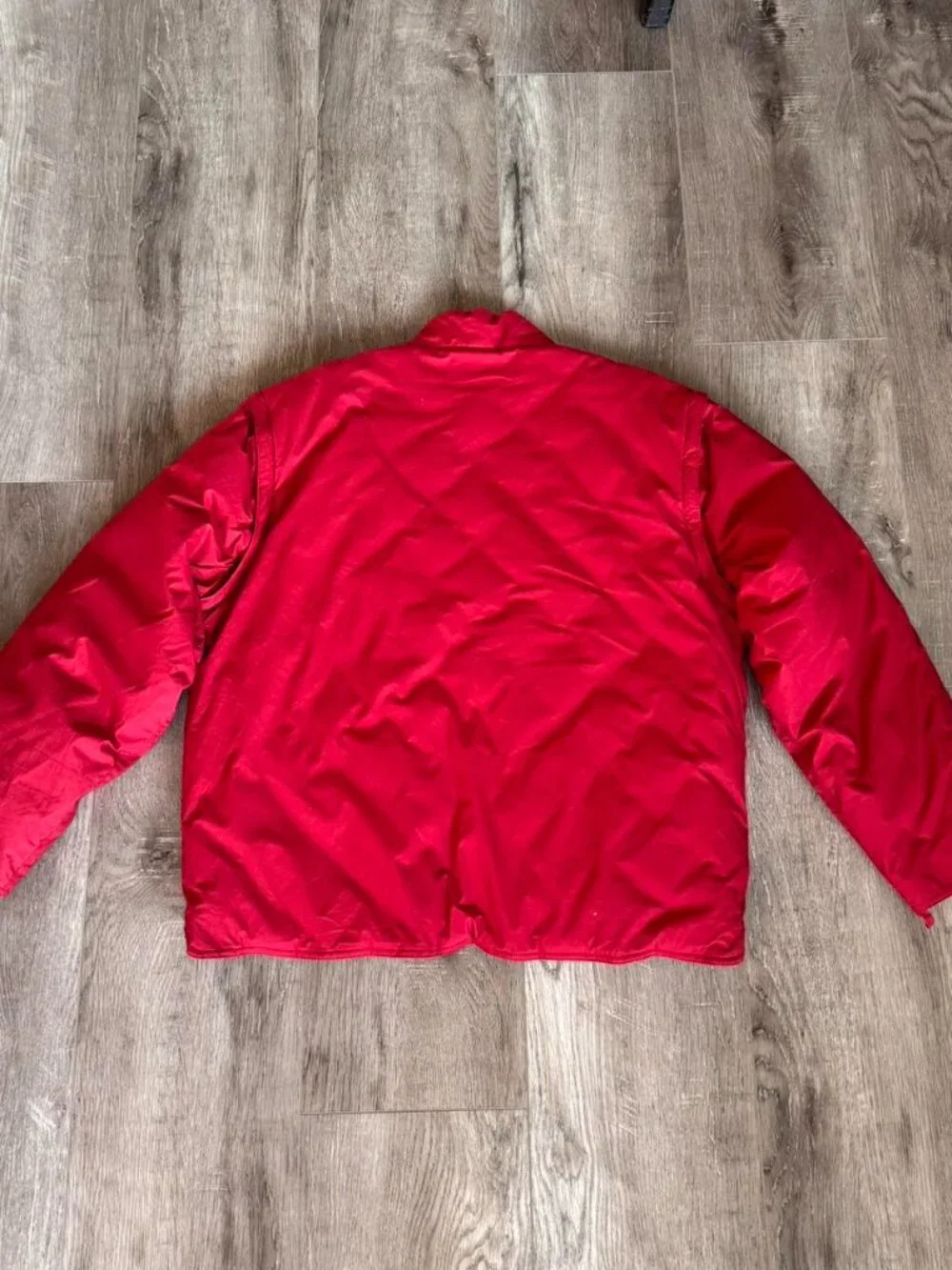 Vintage J.Crew red goose down puffer jacket/vest